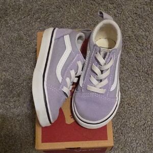 Vans Kids Lavender Sneakers
